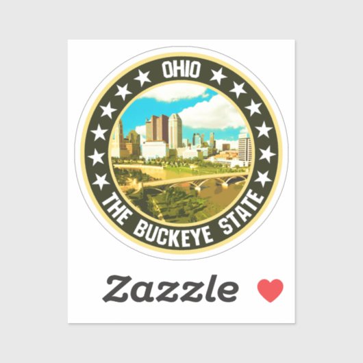 Sticker Ohio (Feuille)