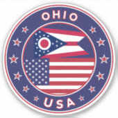 Sticker Ohio (Devant)