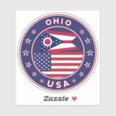 Sticker Ohio (Feuille)