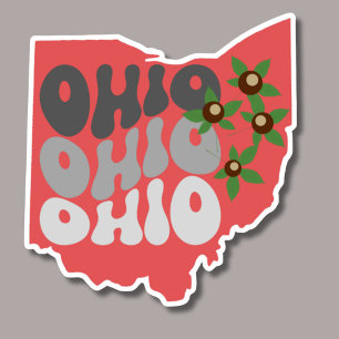 Sticker Ohio Buckeye State Waterproof