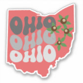Sticker Ohio Buckeye State Waterproof (Devant)