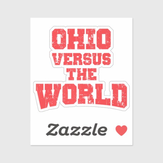 STICKER OHIO CONTRE LE MONDE (Feuille)