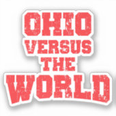 STICKER OHIO CONTRE LE MONDE (Recto)