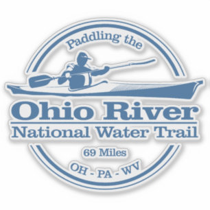 Sticker Ohio River T.N.-O. (SK)