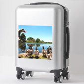 Sticker Oie égyptienne (Sur valise)
