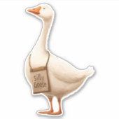 Sticker Oie stupide (Devant)