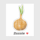 Sticker Oignon vert (Feuille)