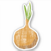 Sticker Oignon vert (Devant)