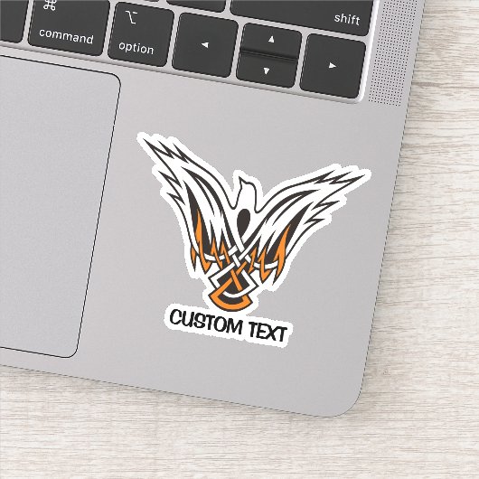 Sticker Oiseau celtique (Détail)