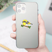 Sticker Oiseau forestier de Palila Hawaii (Téléphone)