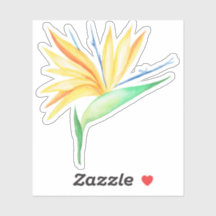 Oiseau tropical de vinyle de paradis