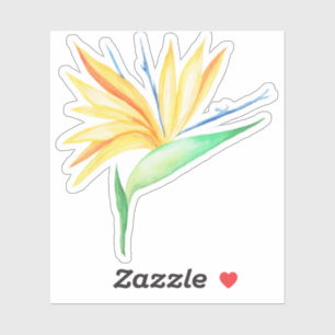 Sticker Oiseau tropical de vinyle de paradis