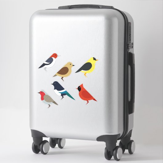 Sticker Oiseaux (Sur valise)