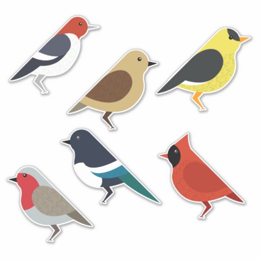 Sticker Oiseaux (Devant)