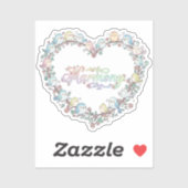 Sticker Oiseaux Chibi Mignons d'Harmonie (Feuille)