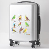Sticker Oiseaux indigènes/endémiques philippins (Sur valise)
