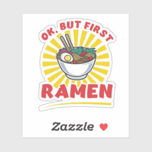 Sticker Ok, Mais Premier Ramen amusant Ramen Noodle Amateu