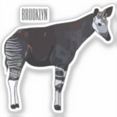 Sticker Okapi (Recto)