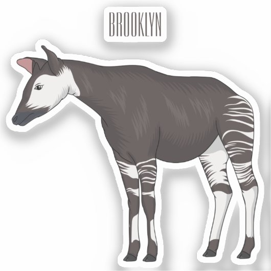Sticker Okapi (Recto)