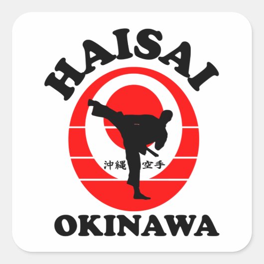 Sticker Okinawa Karate Haisai (Devant)
