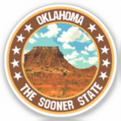 Sticker Oklahoma (Recto)