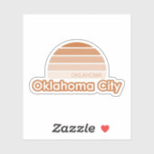 Sticker Oklahoma City (Feuille)