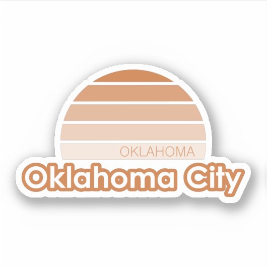 Sticker Oklahoma City (Devant)