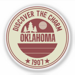 Sticker Oklahoma Sooners State - OK Idée cadeau