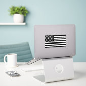 Sticker Old Glory Black Edition (Ordinateur portable sur le bureau)