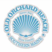 Sticker Old Orchard Beach (coquillage) (Devant)