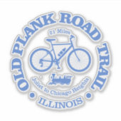 Sticker Old Plank Road Trail (vélo) (Devant)