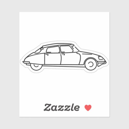 Sticker Oldtimer Citroen (Feuille)