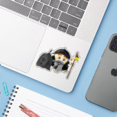 Sticker Olentzero vasco Eguberri on by Simonsitos (Ordinateur portable avec iPhone)