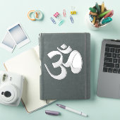 Sticker Om argenté (Couverture iPad)