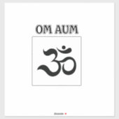 STICKER OM AUM (Feuille)