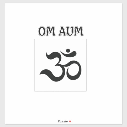 STICKER OM AUM (Feuille)