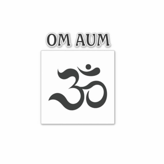 STICKER OM AUM (Devant)