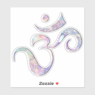 Sticker Om Marbré Rose 