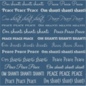Sticker Om Shanti, Paix (Devant)