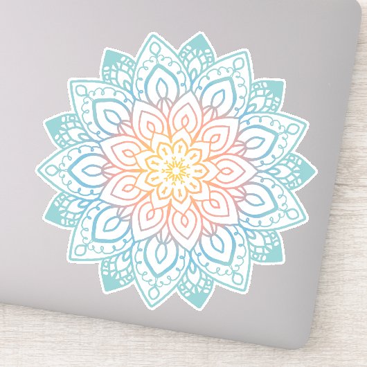 Sticker Ombré mandala (Détail)