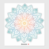 Sticker Ombré mandala (Feuille)