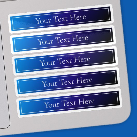 Sticker Ombre moderne Bleu Clair et Violet