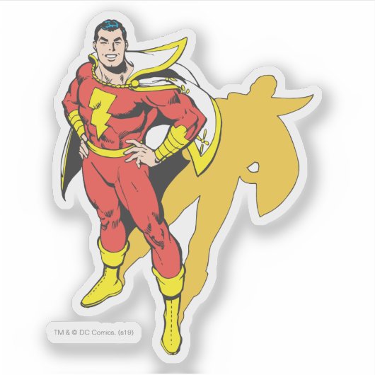Sticker Ombre SHAZAM (Devant)