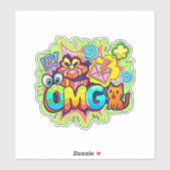 STICKER OMG (Feuille)