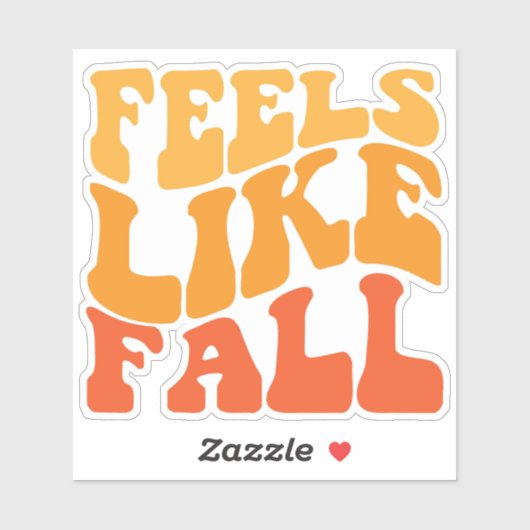 Sticker On A L'Impression D'Une Chute (Feuille)