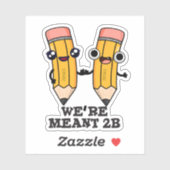 Sticker On est un jeu de crayon amusant 2B (Feuille)