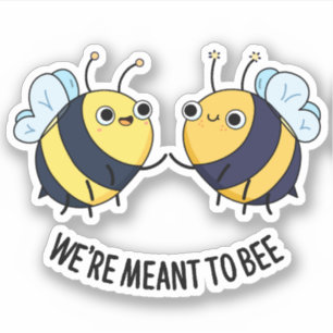 Sticker On veut être amusant jeu d'abeilles
