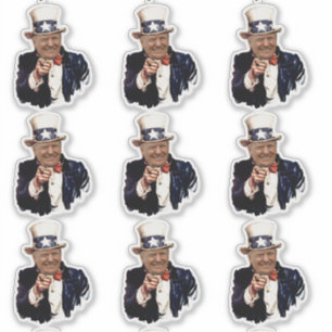 Sticker Oncle Sam 2020 de Donald Trump