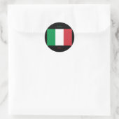 Sticker onder Italiaanse vlag (Tas)