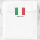 Sticker onder Italiaanse vlag (Tas)